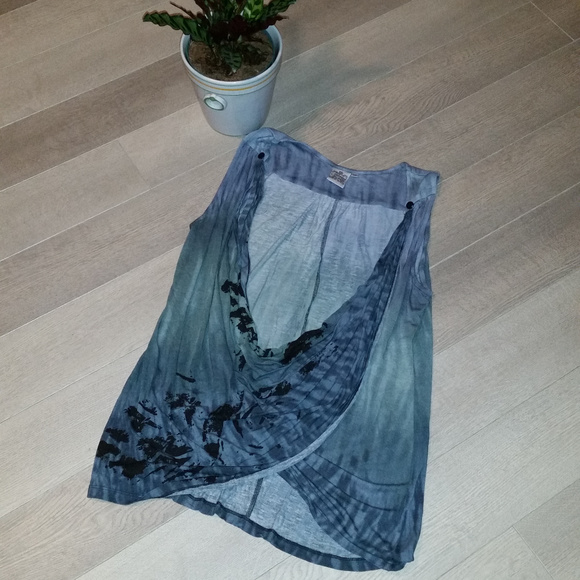 Parsley & Sage Tank Top Blue/Grey – Size M - Picture 1 of 4